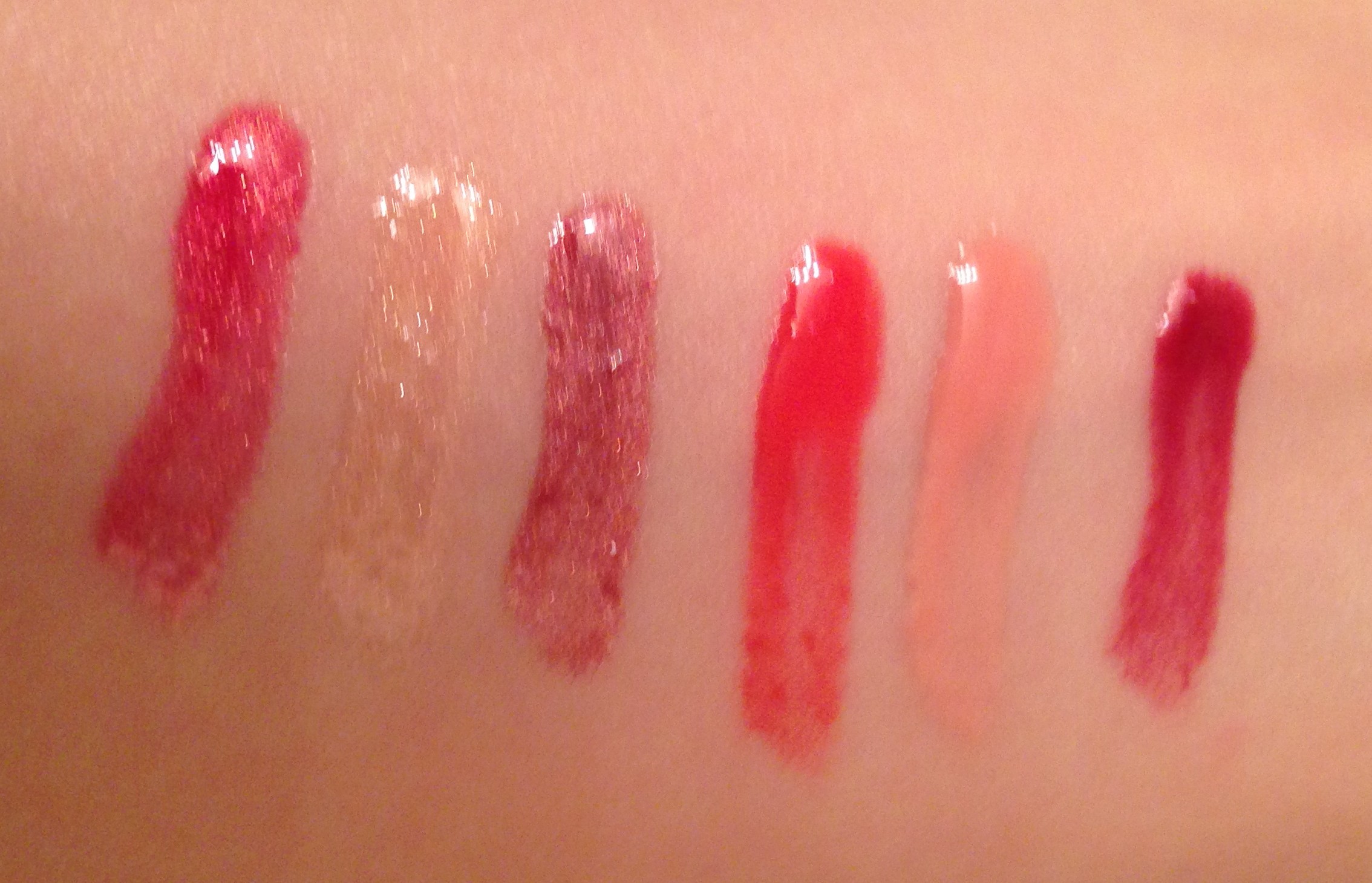 from left to right - Tiffany, Amy, Gabby, Cherry Flip, White Russian, Kir R...